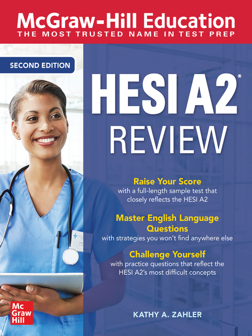 Cover image for McGraw-Hill Education HESI A2 Review